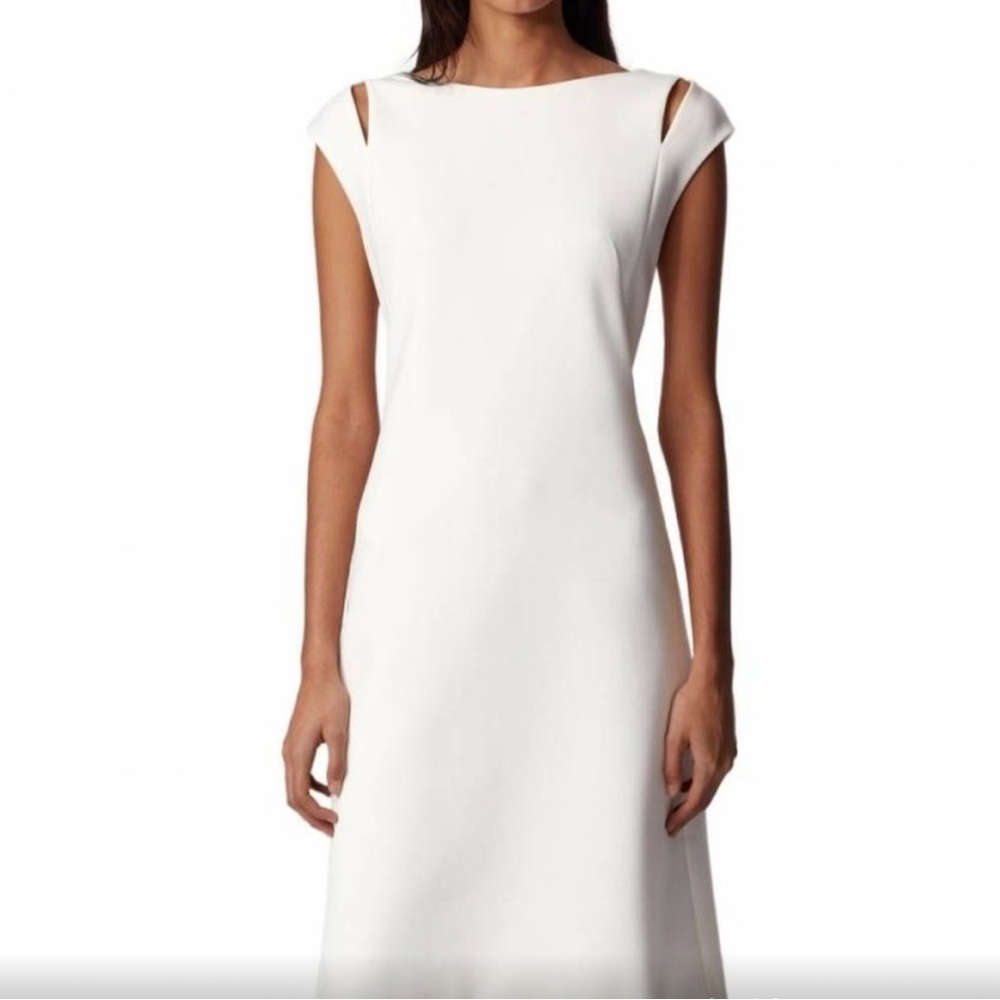 BOSS shift dress with cutouts